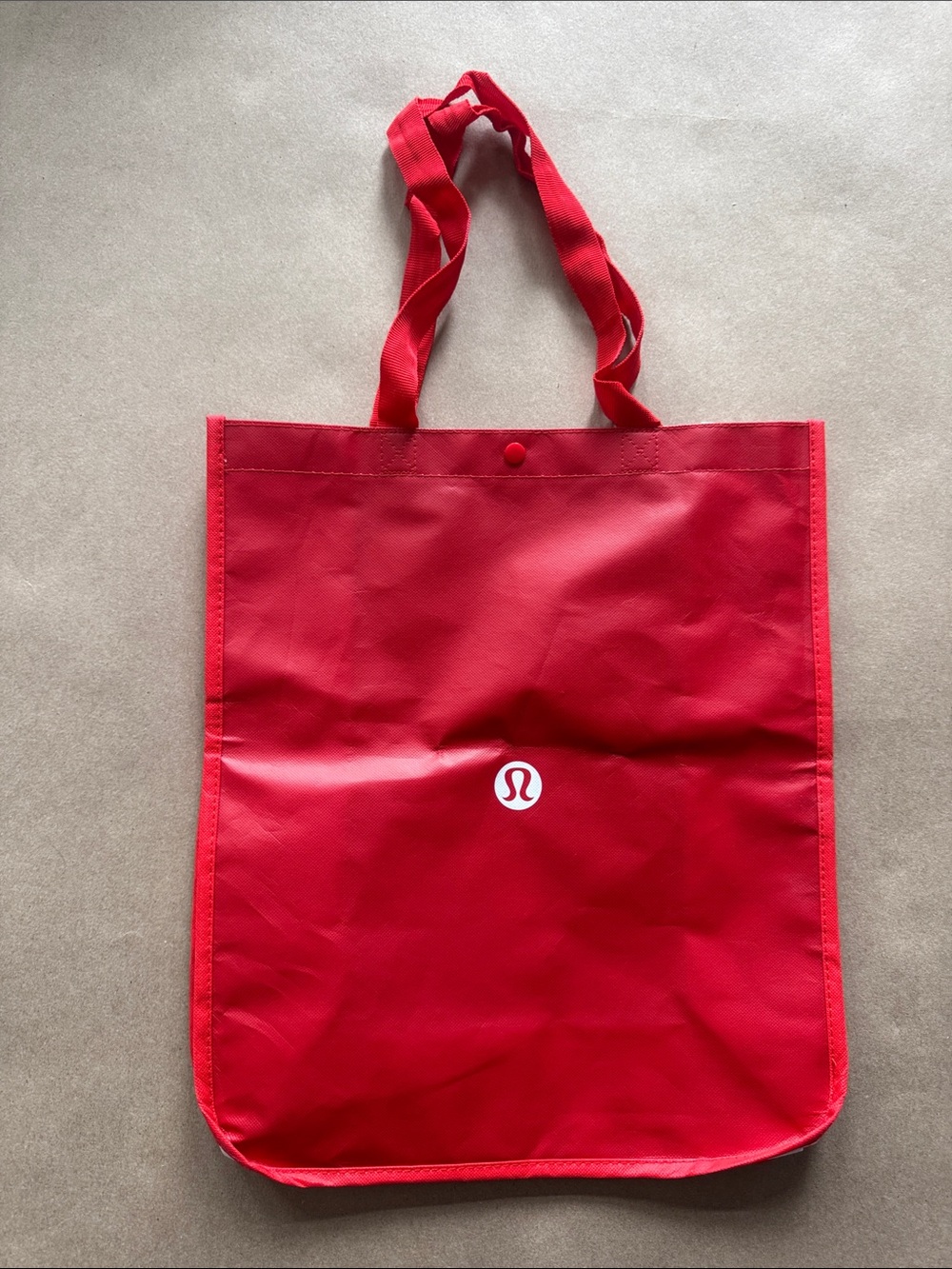 lululemon athletica Red Logo Tote-some scratch see pic